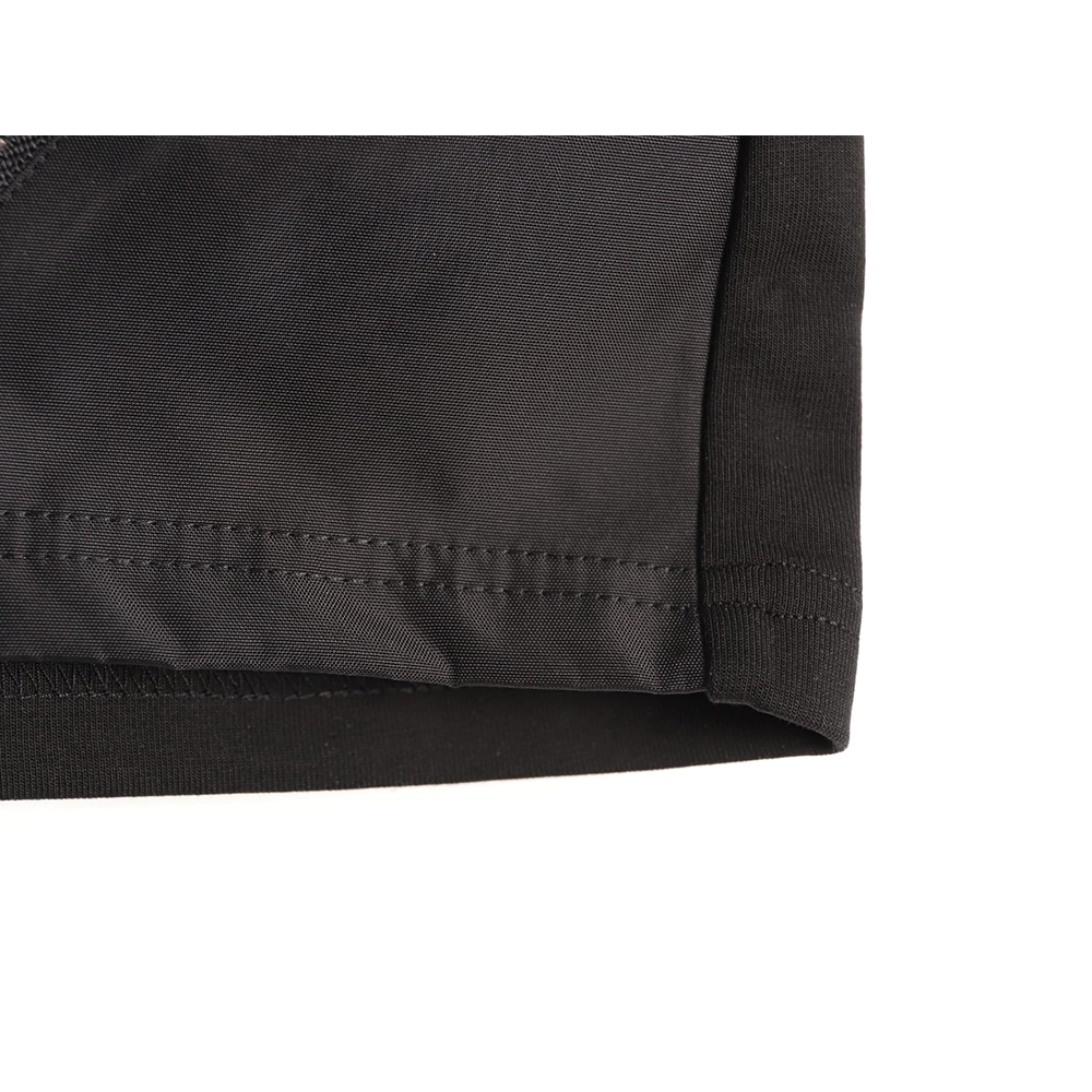 Prada slanted triangle pocket zipper shorts,Prada