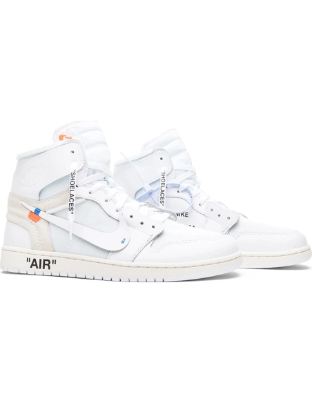Off White x Air Jordan 1 Retro High OG White 2018,OFF-WHITE 1,OFF-WHITE,NIKE SHOES Reps