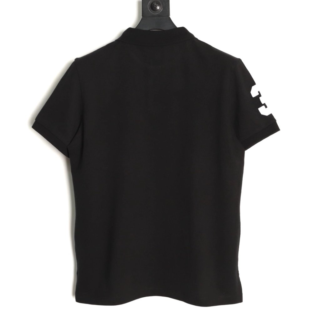 Ralph Lauren Tricolor Big Pony Embroidered Short-Sleeve Polo Shirt TSK2,Ralph Lauren