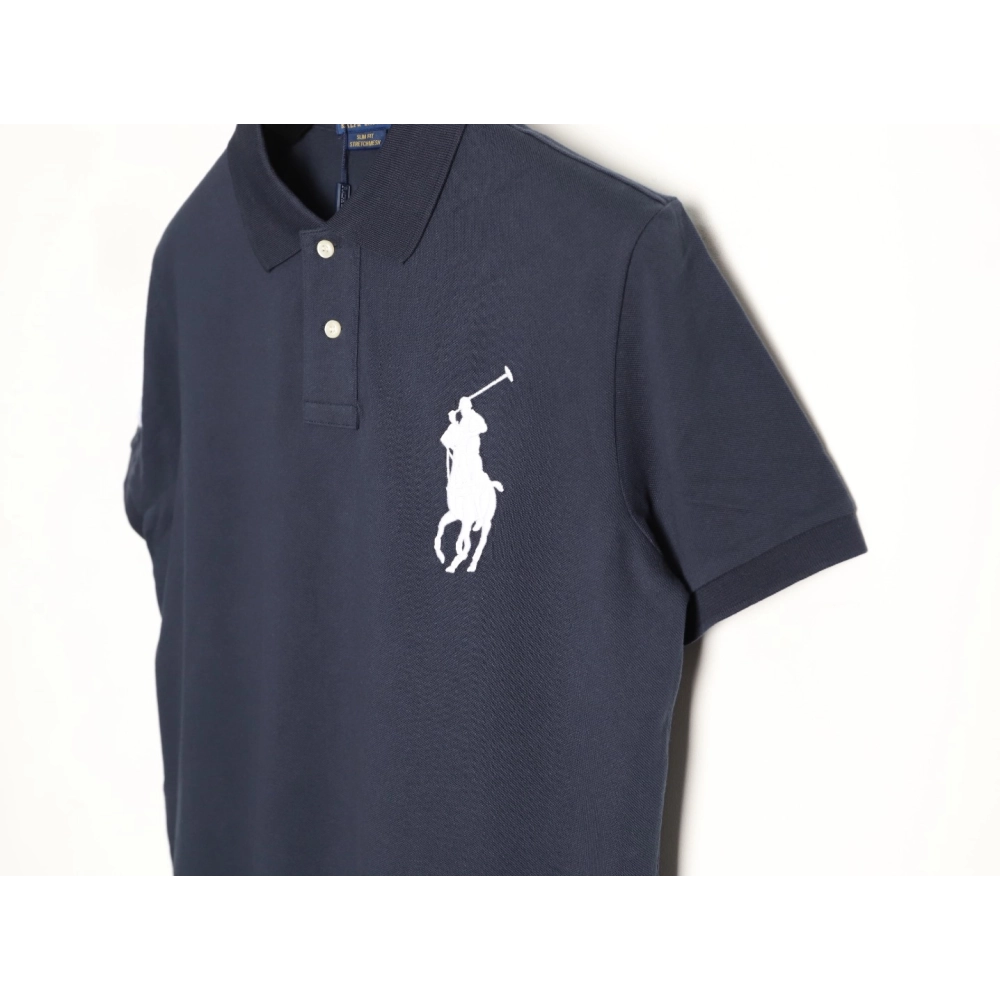 Ralph Lauren Tricolor Big Pony Embroidered Short-Sleeve Polo Shirt TSK1,Ralph Lauren