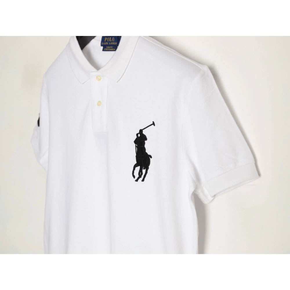 Ralph Lauren Tricolor Big Pony Embroidered Short-Sleeve Polo Shirt,Ralph Lauren