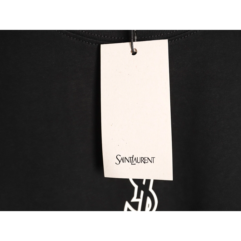 Saint Laurent silicone letter print short-sleeved T-shirt TSK1,Saint Laurent