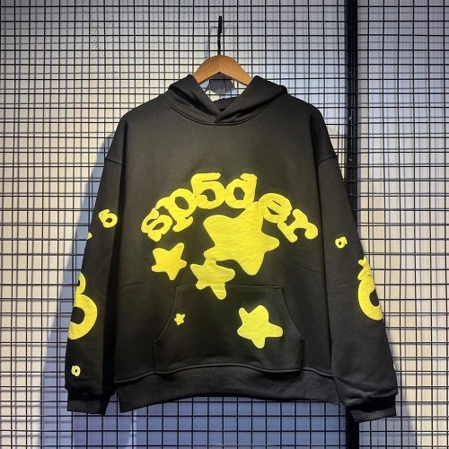 Sp5der Beluga Hoodie Onyx Yellow,Sp5der