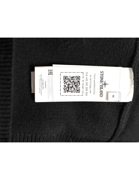 Stone Island Classic Sleeve Badge Crewneck Knit Sweater,Stone Island