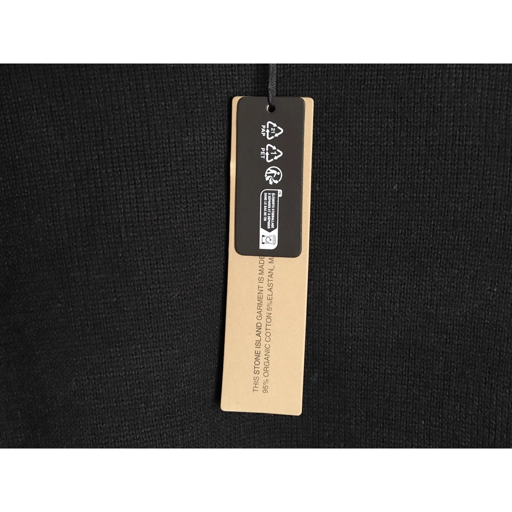 Stone Island Classic Sleeve Badge Crewneck Knit Sweater,Stone Island