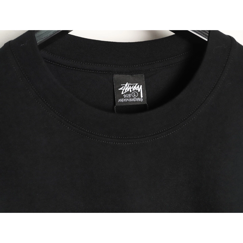 Stussy collaboration graffiti logo print crew neck short-sleeved T-shirt TSK1,Stussy