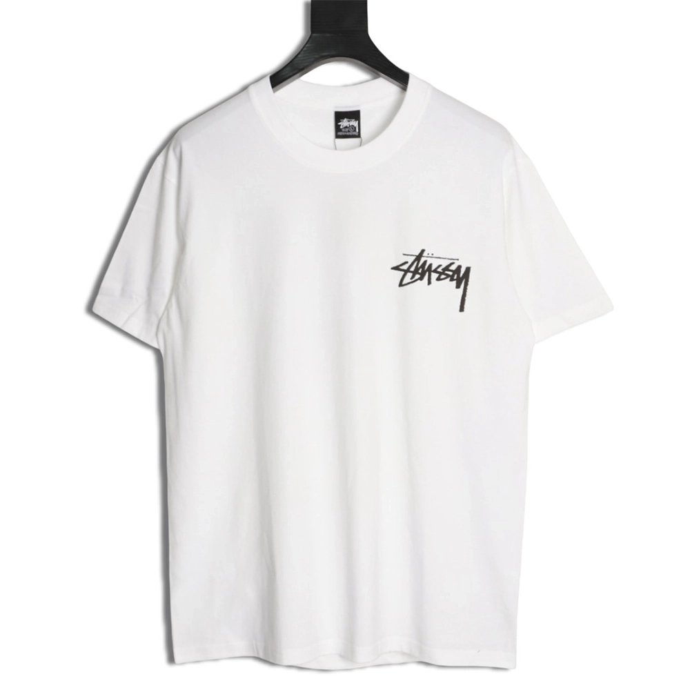 St¨¹ssy Skateboard Graphic Print Crewneck Short-Sleeve T-Shirt,Stussy