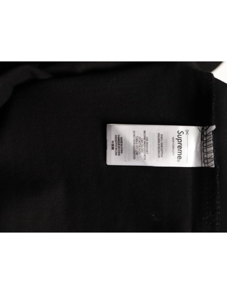 Supreme No. 7 Embroidered Cursive Pattern Short-Sleeve Polo Shirt TSK1,Supreme