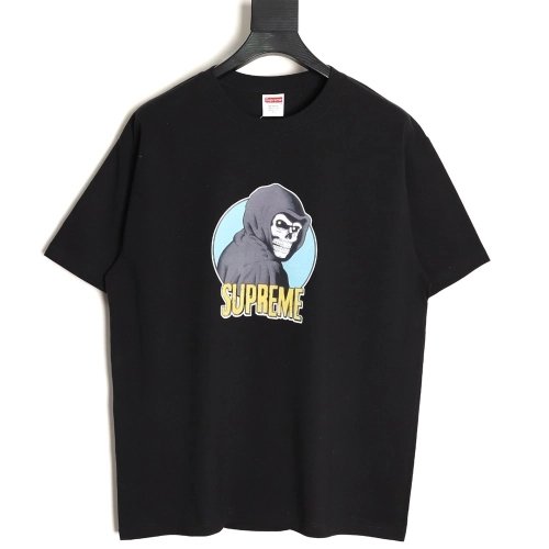 Supreme Death Print Crew Neck Short Sleeve T-Shirt,Supreme