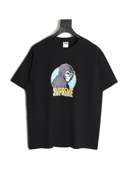Supreme Death Print Crew Neck Short Sleeve T-Shirt,Supreme