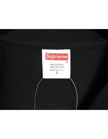 Supreme Death Print Crew Neck Short Sleeve T-Shirt,Supreme