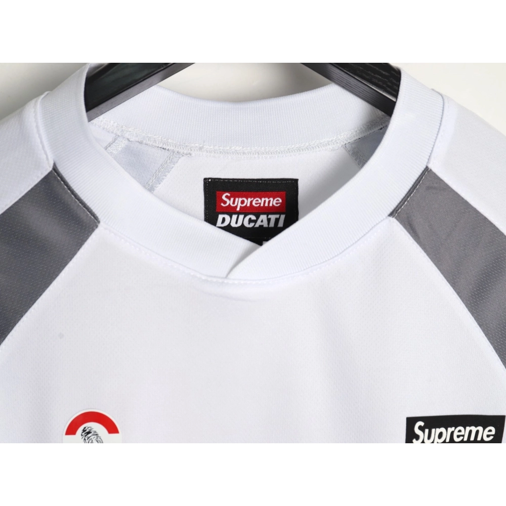 Supreme DUCATI Logo Lettering Short-Sleeve Jersey,Supreme