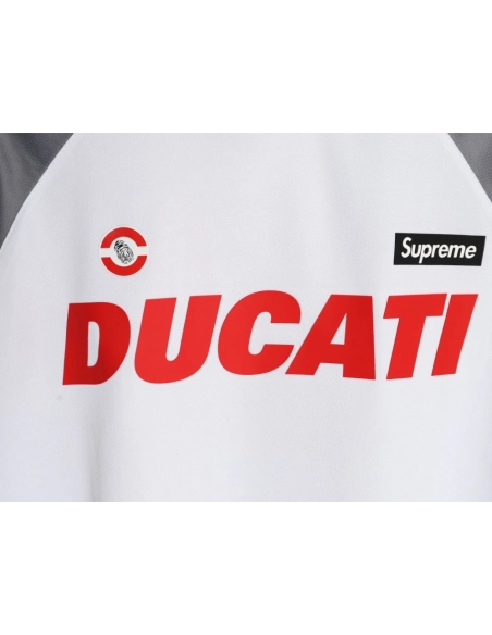 Supreme DUCATI Logo Lettering Short-Sleeve Jersey,Supreme