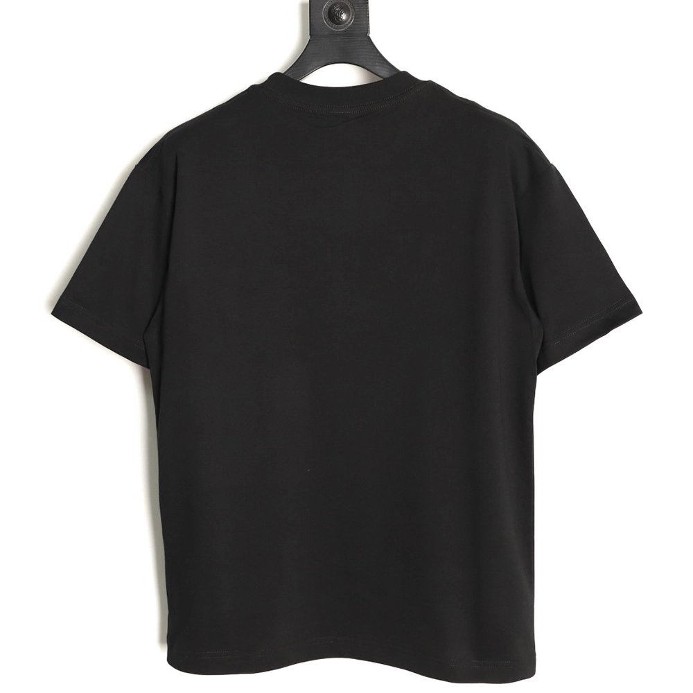 Valentino Minimalist Logo Silicone Letter Short-Sleeve T-Shirt TSK2,Valentino