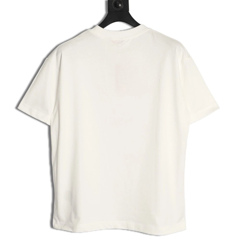 Valentino Minimalist Logo Silicone Letter Short-Sleeve T-Shirt TSK1,Valentino