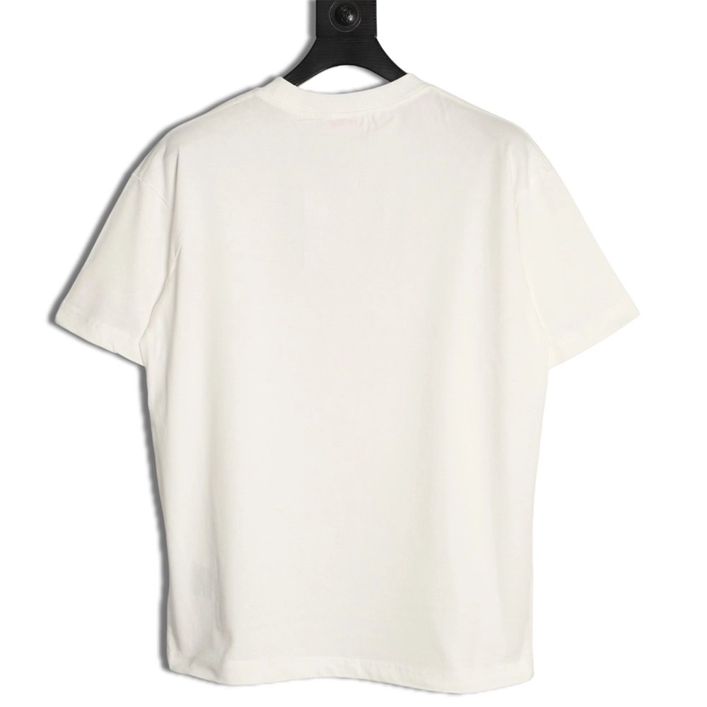 Valentino Minimalist Logo Silicone Letter Short-Sleeve T-Shirt,Valentino