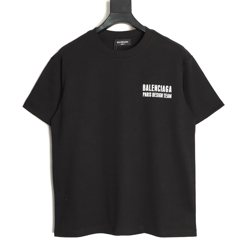 Balenciaga "Power of Dreams" Front Back Print Short-Sleeve T-Shirt TSK1,Balenciaga