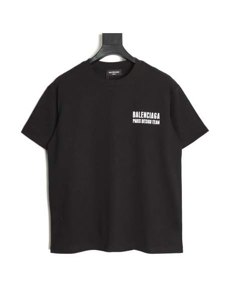 Balenciaga "Power of Dreams" Front Back Print Short-Sleeve T-Shirt TSK1,Balenciaga