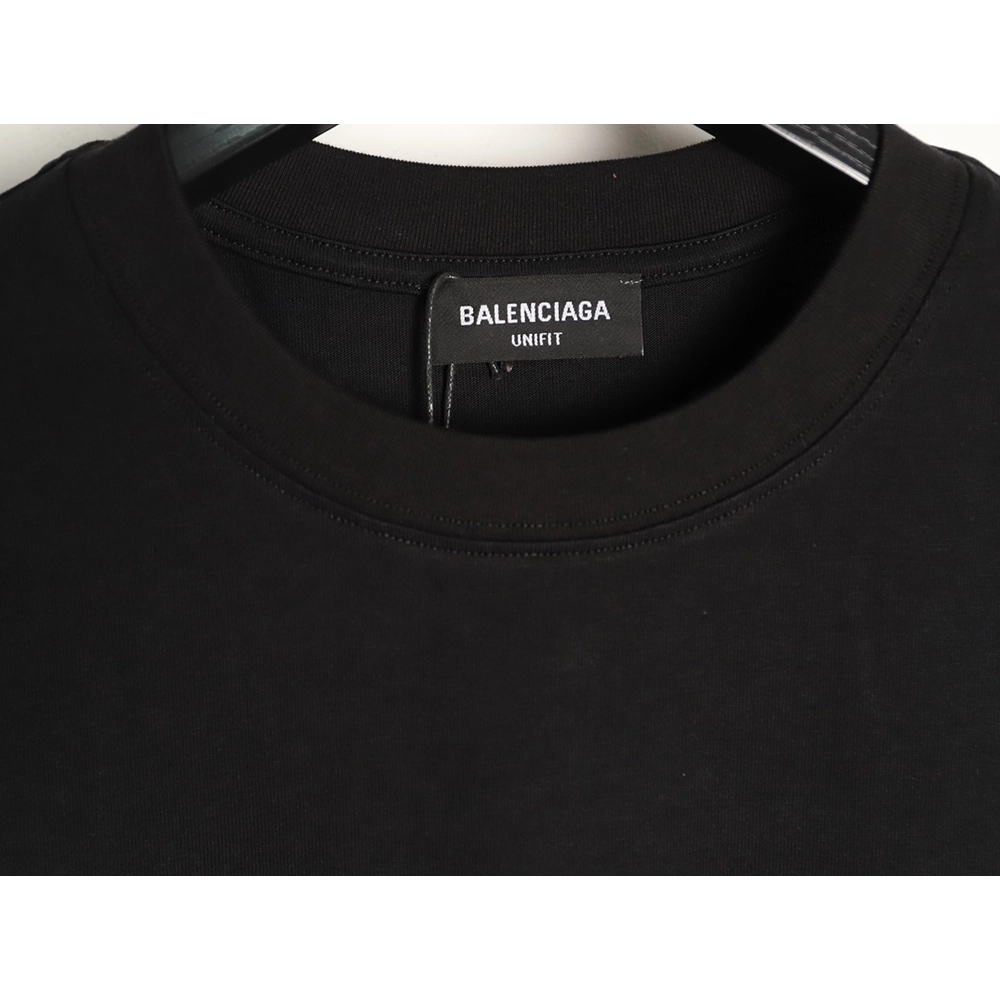 Balenciaga "Power of Dreams" Front Back Print Short-Sleeve T-Shirt TSK1,Balenciaga