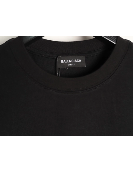 Balenciaga "Power of Dreams" Front Back Print Short-Sleeve T-Shirt TSK1,Balenciaga