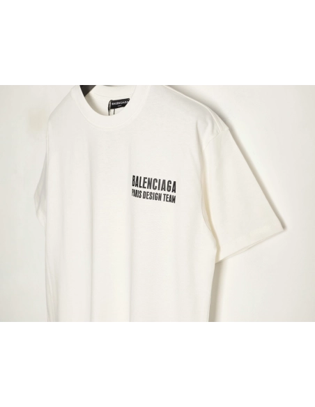 Balenciaga "Power of Dreams" Front Back Print Short-Sleeve T-Shirt,Balenciaga
