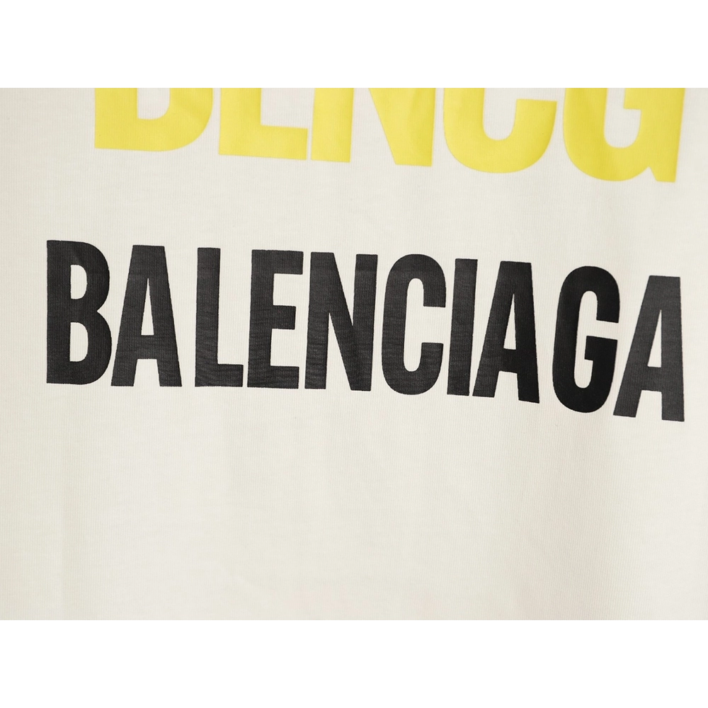 Balenciaga "Power of Dreams" Front Back Print Short-Sleeve T-Shirt,Balenciaga