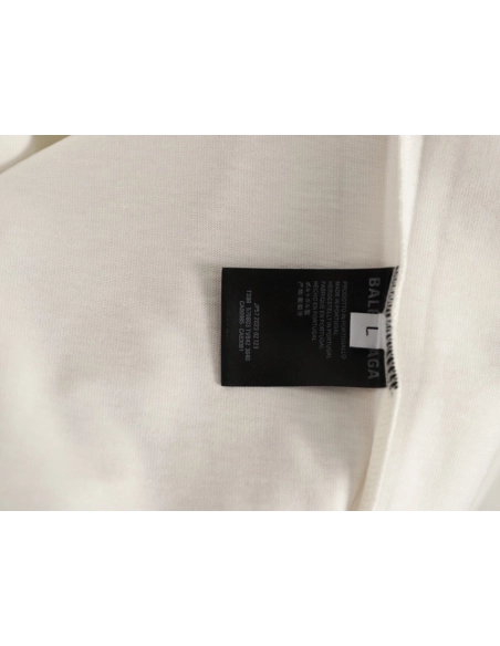 Balenciaga "Power of Dreams" Front Back Print Short-Sleeve T-Shirt,Balenciaga