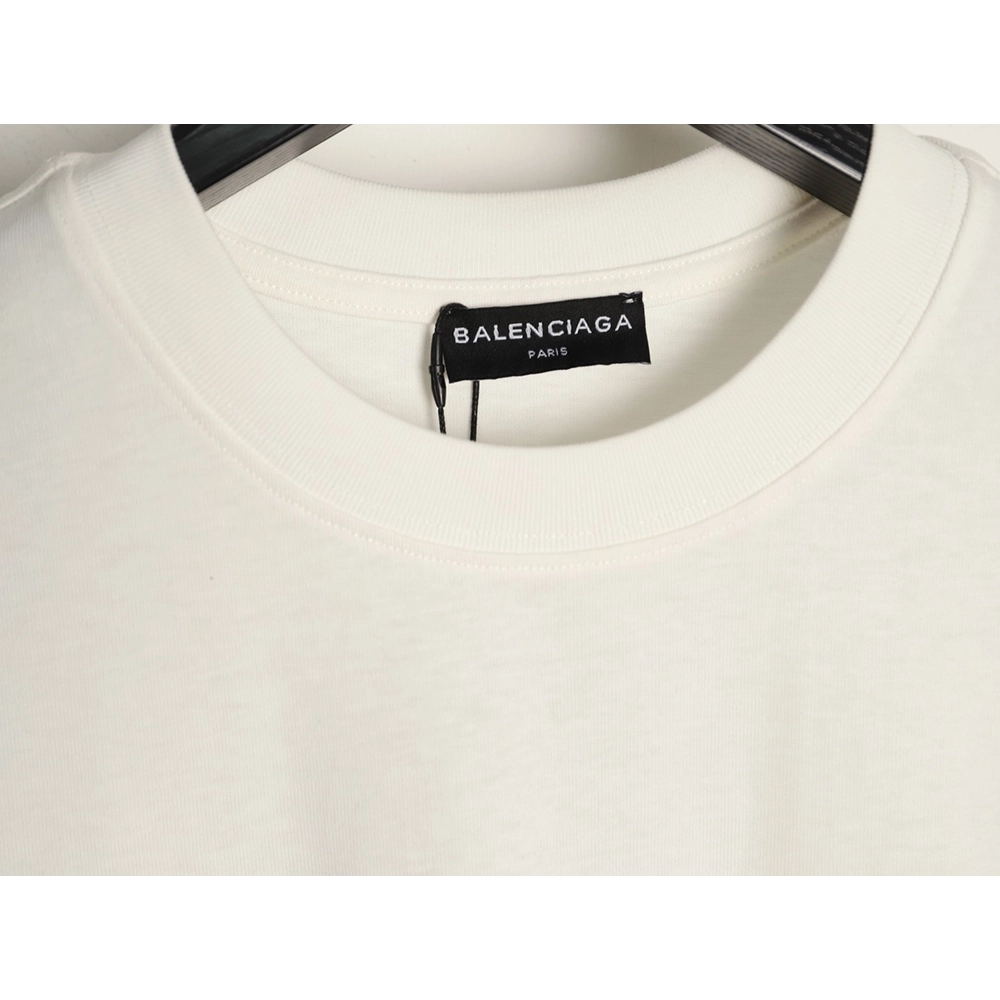 Balenciaga "Power of Dreams" Front Back Print Short-Sleeve T-Shirt,Balenciaga