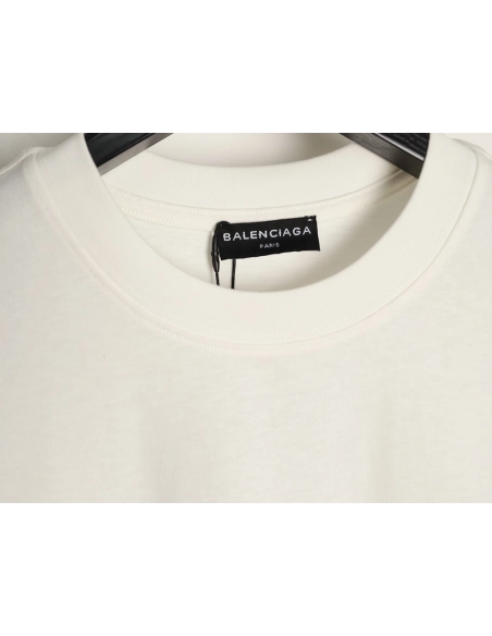 Balenciaga "Power of Dreams" Front Back Print Short-Sleeve T-Shirt,Balenciaga