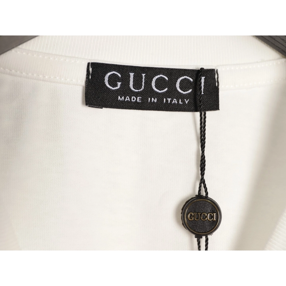 Gucci red lettering printed short-sleeved T-shirt,Gucci