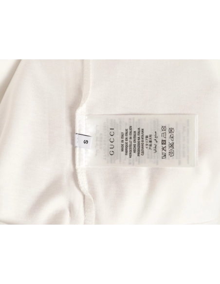 Gucci red lettering printed short-sleeved T-shirt,Gucci