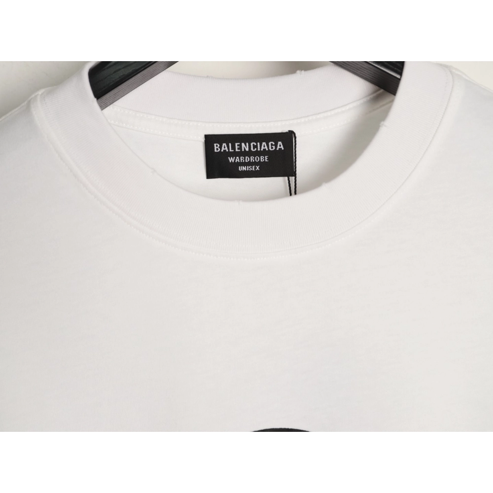 Balenciaga 3B Melting Letter Short-Sleeve T-Shirt,Balenciaga
