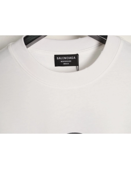 Balenciaga 3B Melting Letter Short-Sleeve T-Shirt,Balenciaga