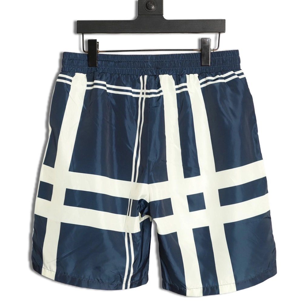 Burberry check equestrian logo beach shorts TSK1,Burberry