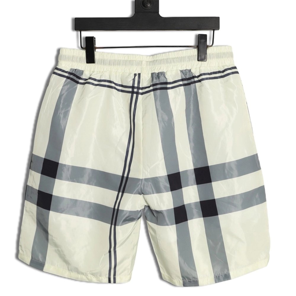 Burberry check equestrian logo beach shorts,Burberry