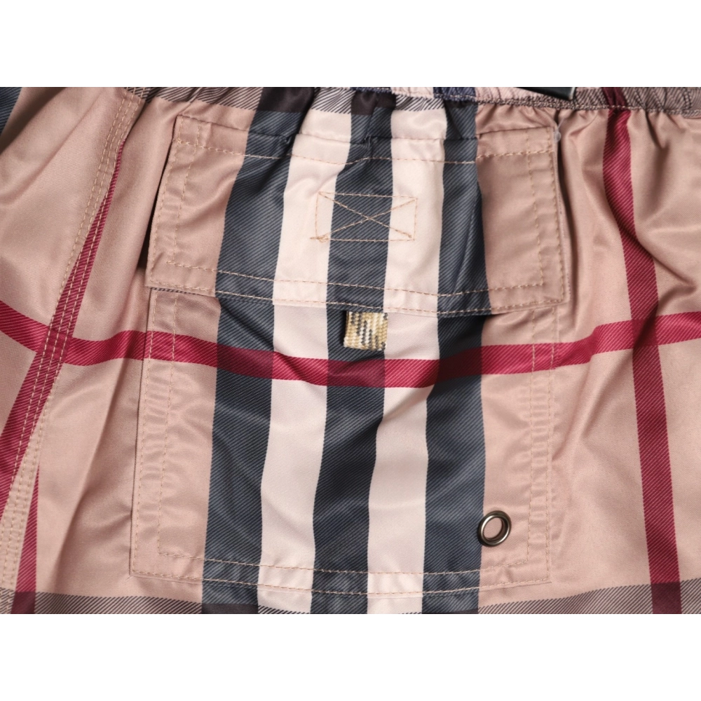 Burberry Check Stretch Drawstring Shorts,Burberry