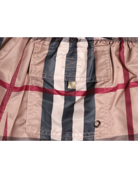 Burberry Check Stretch Drawstring Shorts,Burberry