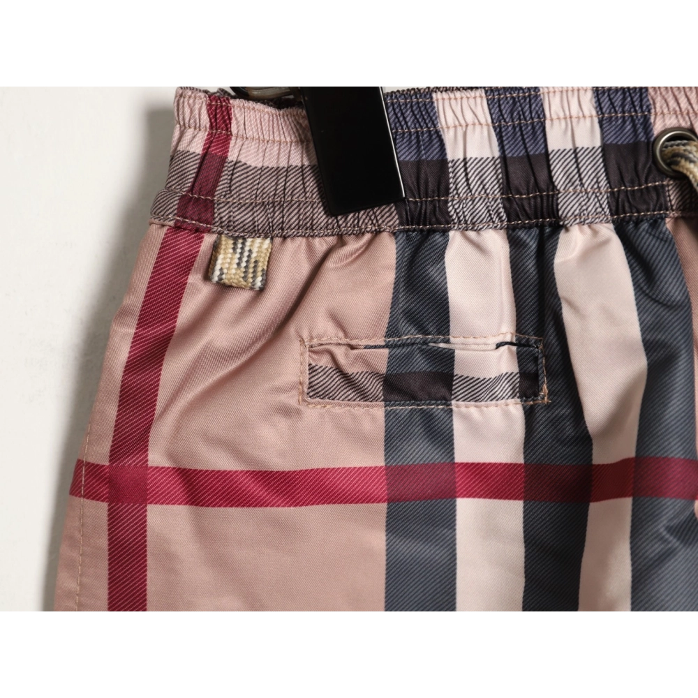 Burberry Check Stretch Drawstring Shorts,Burberry