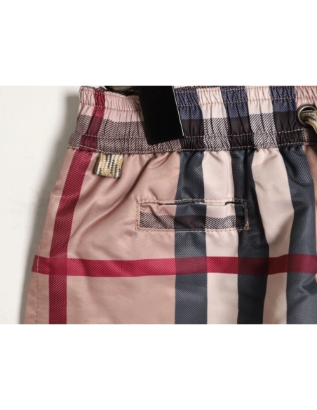 Burberry Check Stretch Drawstring Shorts,Burberry