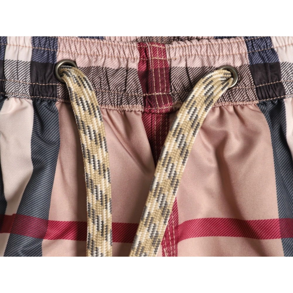 Burberry Check Stretch Drawstring Shorts,Burberry
