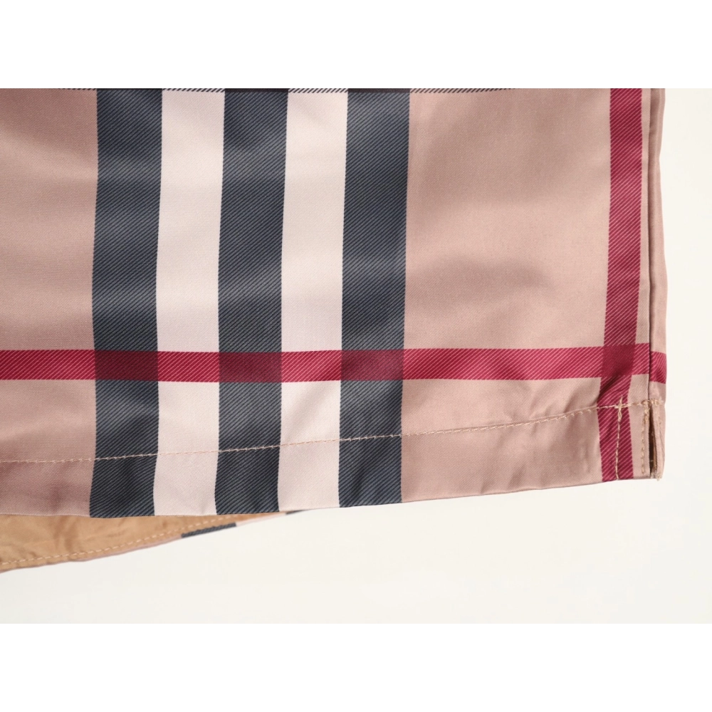 Burberry Check Stretch Drawstring Shorts,Burberry