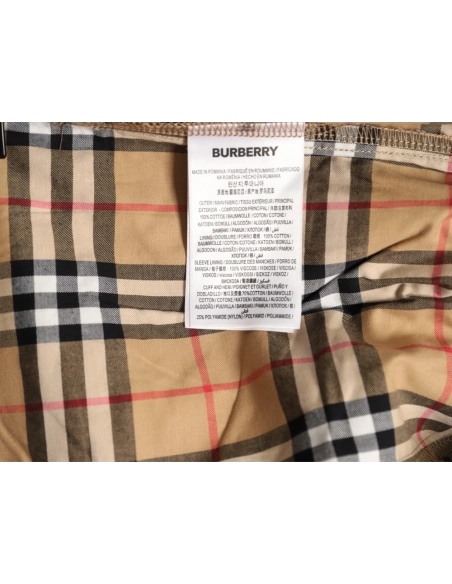 Burberry check patchwork woven check shorts TSK1,Burberry