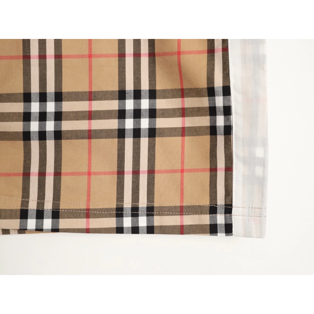 Burberry check patchwork woven check shorts,Burberry
