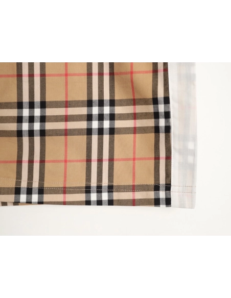 Burberry check patchwork woven check shorts,Burberry