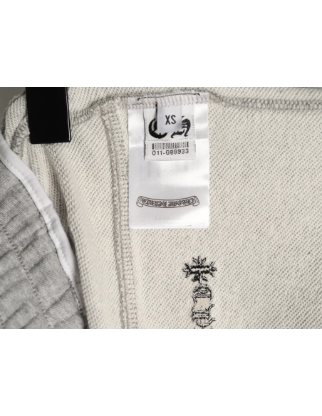 Chrome Hearts Leather-Appliqu¨¦ Cross-Embroidered Shorts,Chrome Hearts