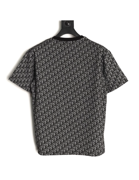 Dior All-Over Oblique Jacquard Short-Sleeve T-Shirt TSK2,Dior