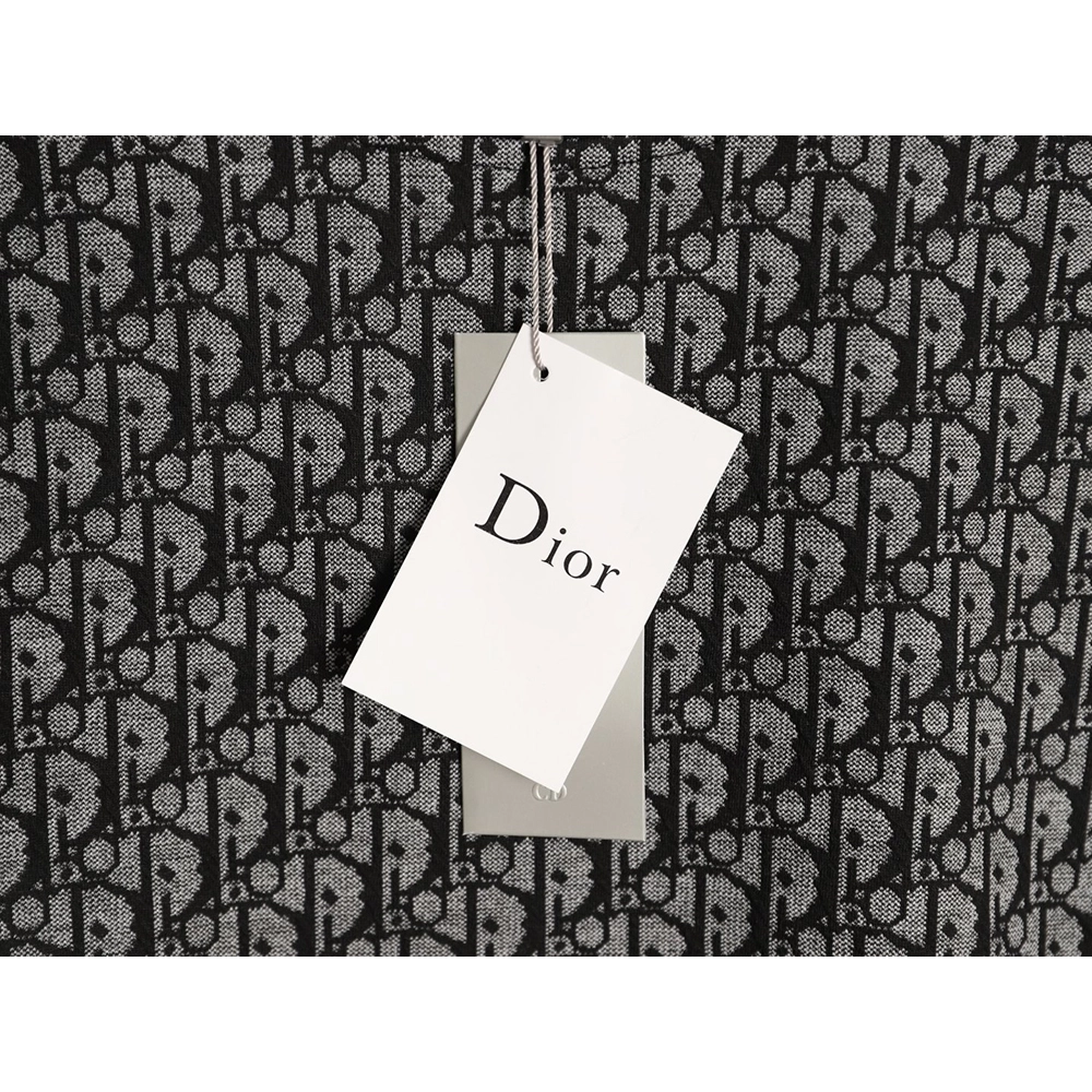 Dior All-Over Oblique Jacquard Short-Sleeve T-Shirt TSK2,Dior