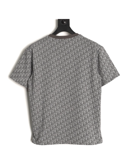 Dior All-Over Oblique Jacquard Short-Sleeve T-Shirt TSK1,Dior