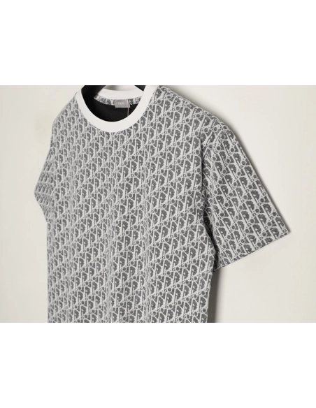 Dior All-Over Oblique Jacquard Short-Sleeve T-Shirt,Dior