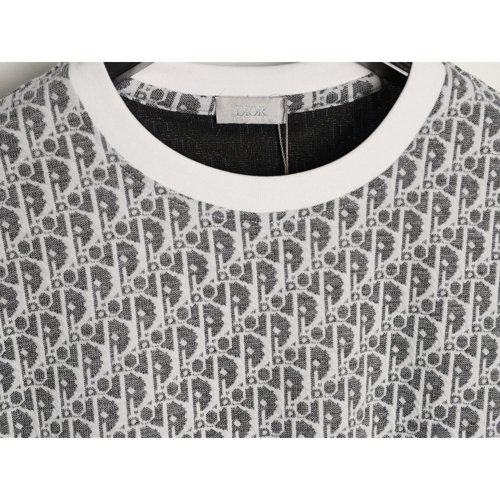 Dior All-Over Oblique Jacquard Short-Sleeve T-Shirt,Dior